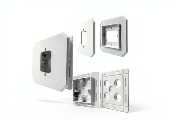 iMBAPrice Siding Mounting Block Plastic Flange Cover-2