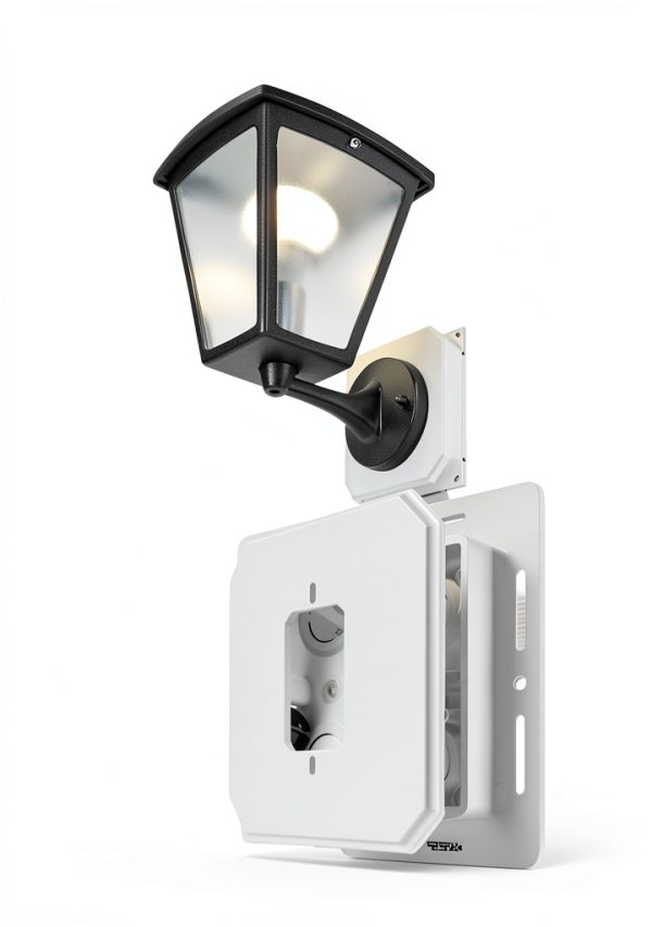 iMBAPrice Siding Mounting Block Plastic Modern White-6