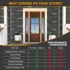 ROOMTEC Faux Stone Wall Panel Polyurethane DIY Exterior-6