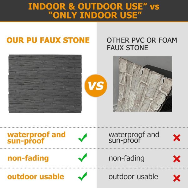 ROOMTEC Polyurethane Stone Wall Panel DIY Exterior Siding-2