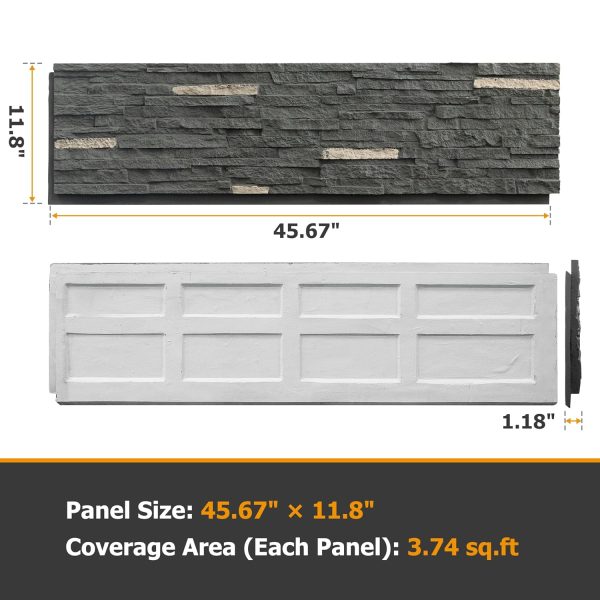 ROOMTEC Polyurethane Stone Wall Panel DIY Exterior Siding-1