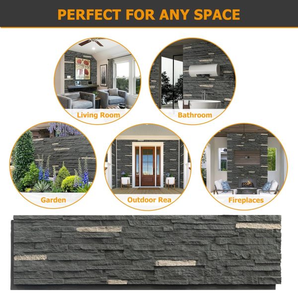 ROOMTEC Polyurethane Stone Wall Panel DIY Exterior Siding-5