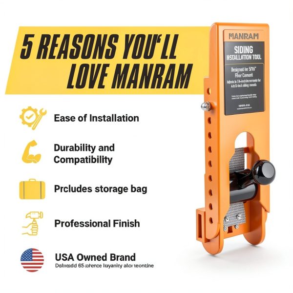 Siding Tool Manram Adjustable Heavy Duty Professional DIY-1
