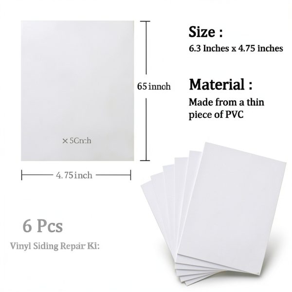 FAILUN Vinyl Siding Repair Kit PVC Self Adhesive Patches-2