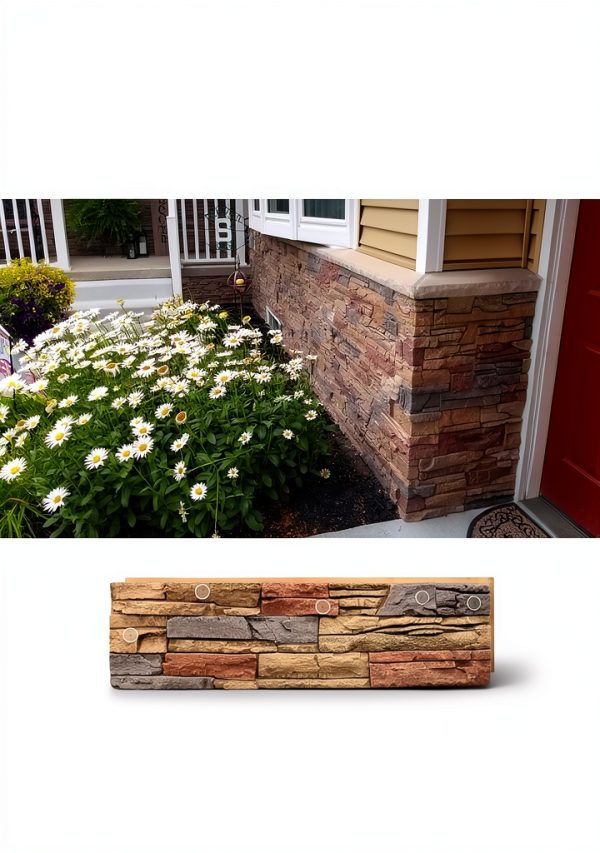 GenStone Faux Stone Wall Panels Desert Sunrise Modern Style-4