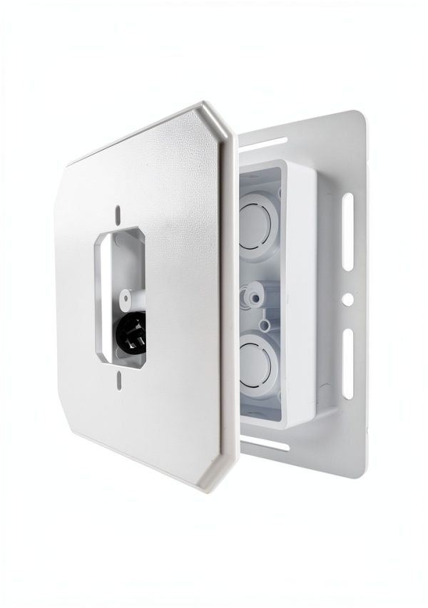 iMBAPrice Siding Mounting Block Plastic Modern White-3