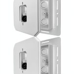 iMBAPrice Siding Mounting Block Plastic Modern White-0