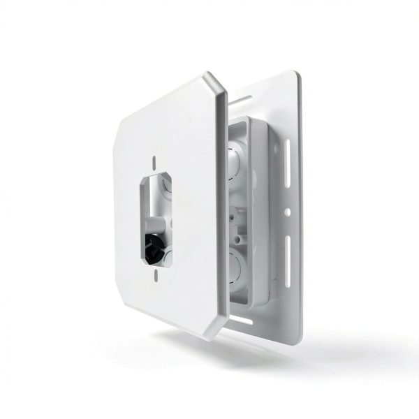 iMBAPrice Siding Mounting Block Plastic Modern White-4