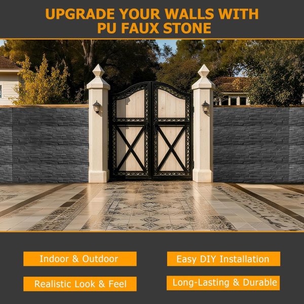 ROOMTEC Polyurethane Stone Wall Panel DIY Exterior Siding-8