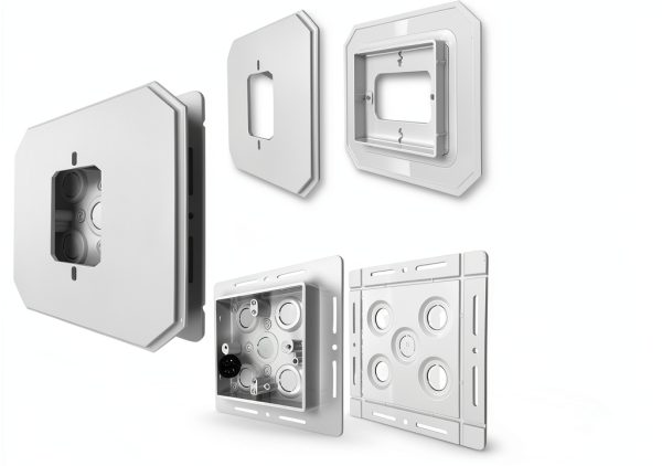 iMBAPrice Siding Mounting Block Plastic Modern White-1