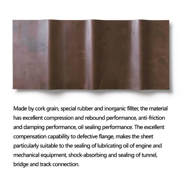 Cork Rubber Gasket 34.6" x 14.6" Extra Large Sheet by YGQ-3